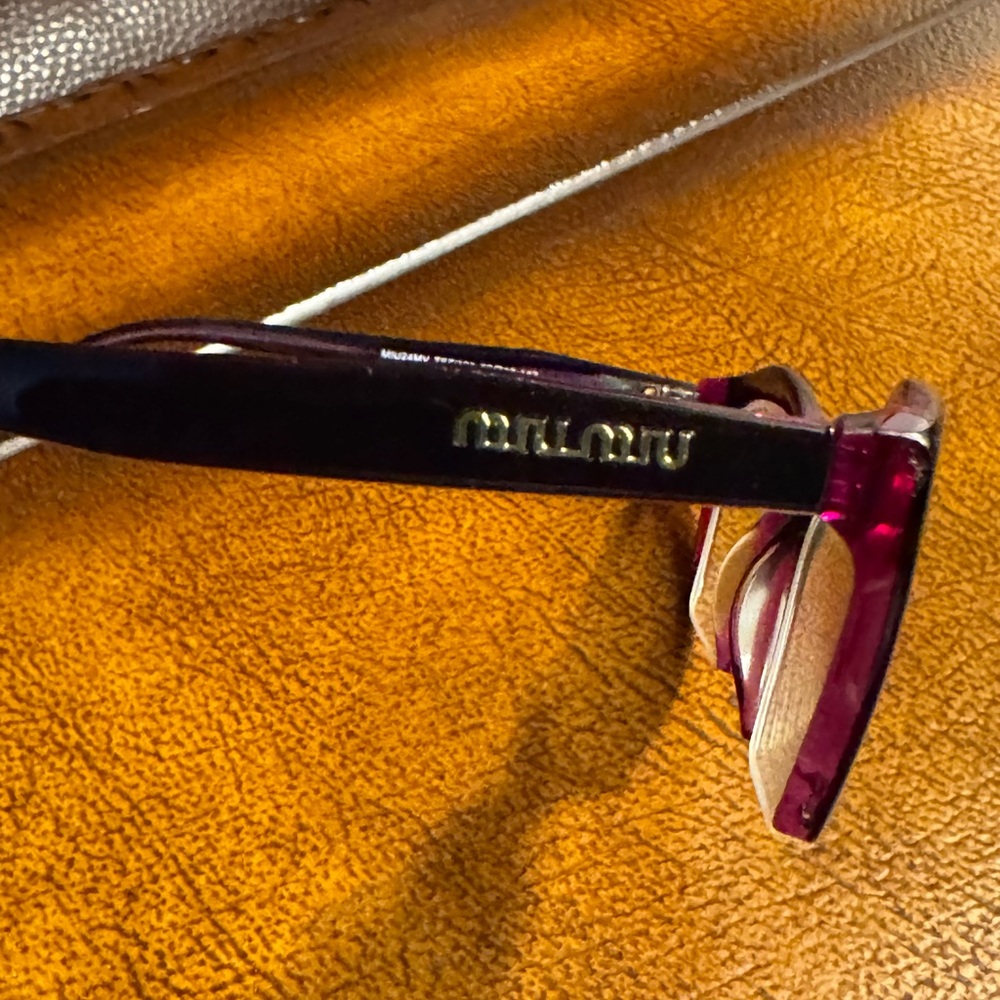 Miu Miu purple Cat Eye Glasses - Picture 4 of 5